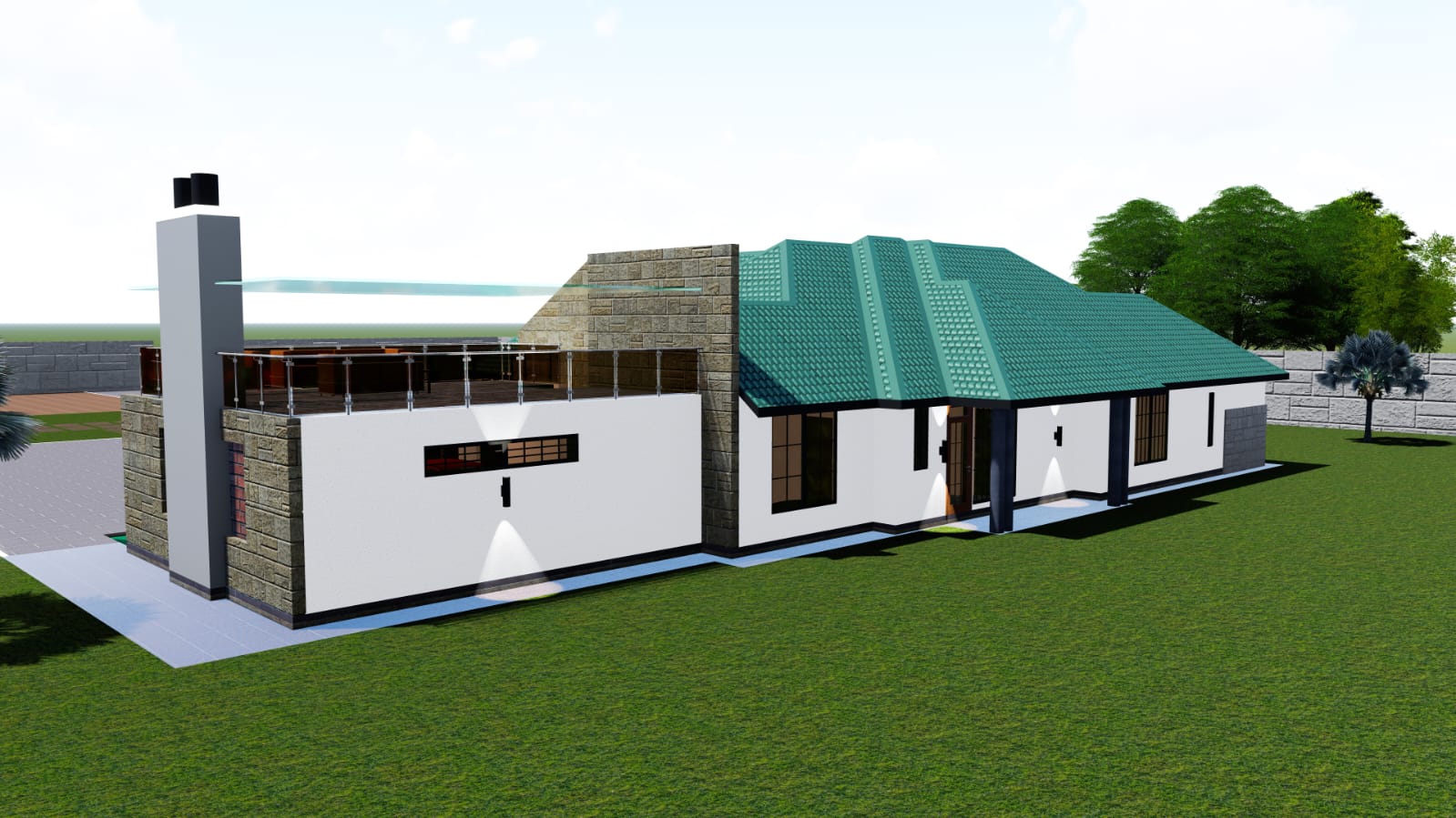 Sleek Residential Bungalow Option